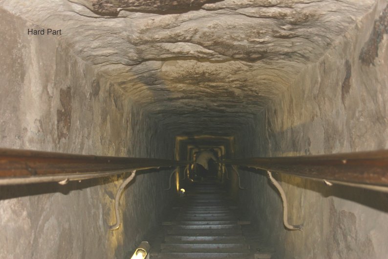 Egypt-Giza-GreatPyramidAscendingPassage-sm.jpg (7924 bytes)